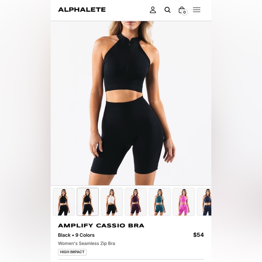 Like NEW! Only worn once. Original price$54 on Alphalete athletics.